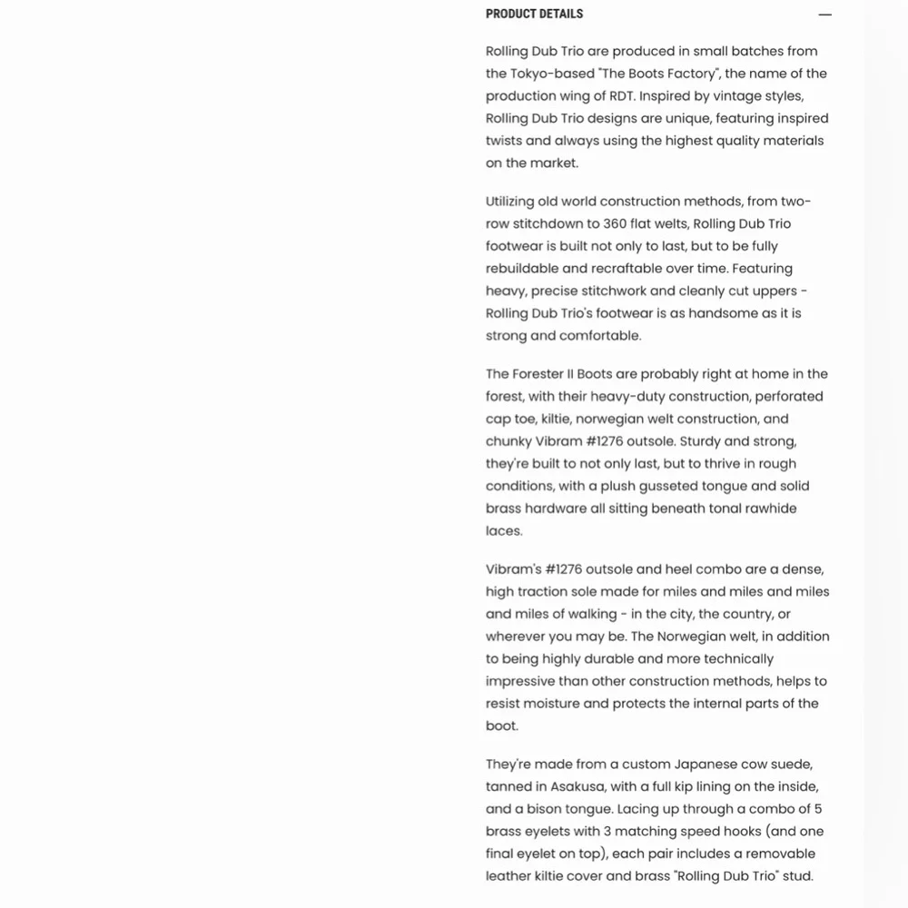 ROLLING DUB TRIO
FORESTER II BOOT #1276 - DARK
BEIGE SUEDE 10 - Picture 4 of 16